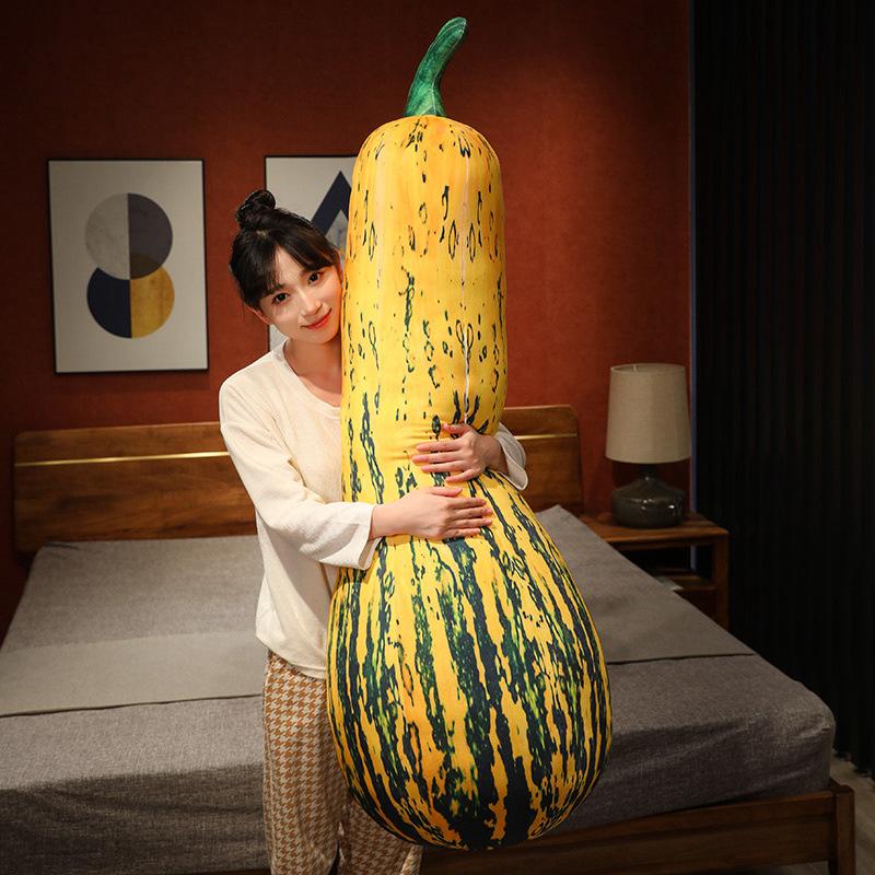 Cartoon Simulation Vegetable Pumpkin Throw Pillow Plush Toy Doll Big Pumpkin Doll Girl Company Soothing Doll