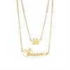 Fashion Stainless Steel Jewelry Heart and Name Pendant Necklace Custom Name Necklaces Set for Women Girls for Friend Gifts