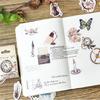 46pcs Vintage Gothic Decoration DIY Paper Stickers Daily Clippings Planner Kawaii Sticker Engo