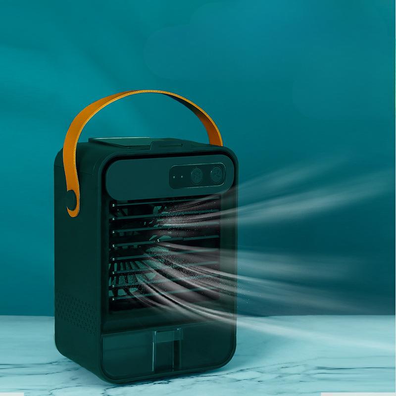 Refrigeration Humidifier Cooling Fan Small Air Conditioner Desktop Mini Air Cooler Portable Office Dormitory Spray Small Fan