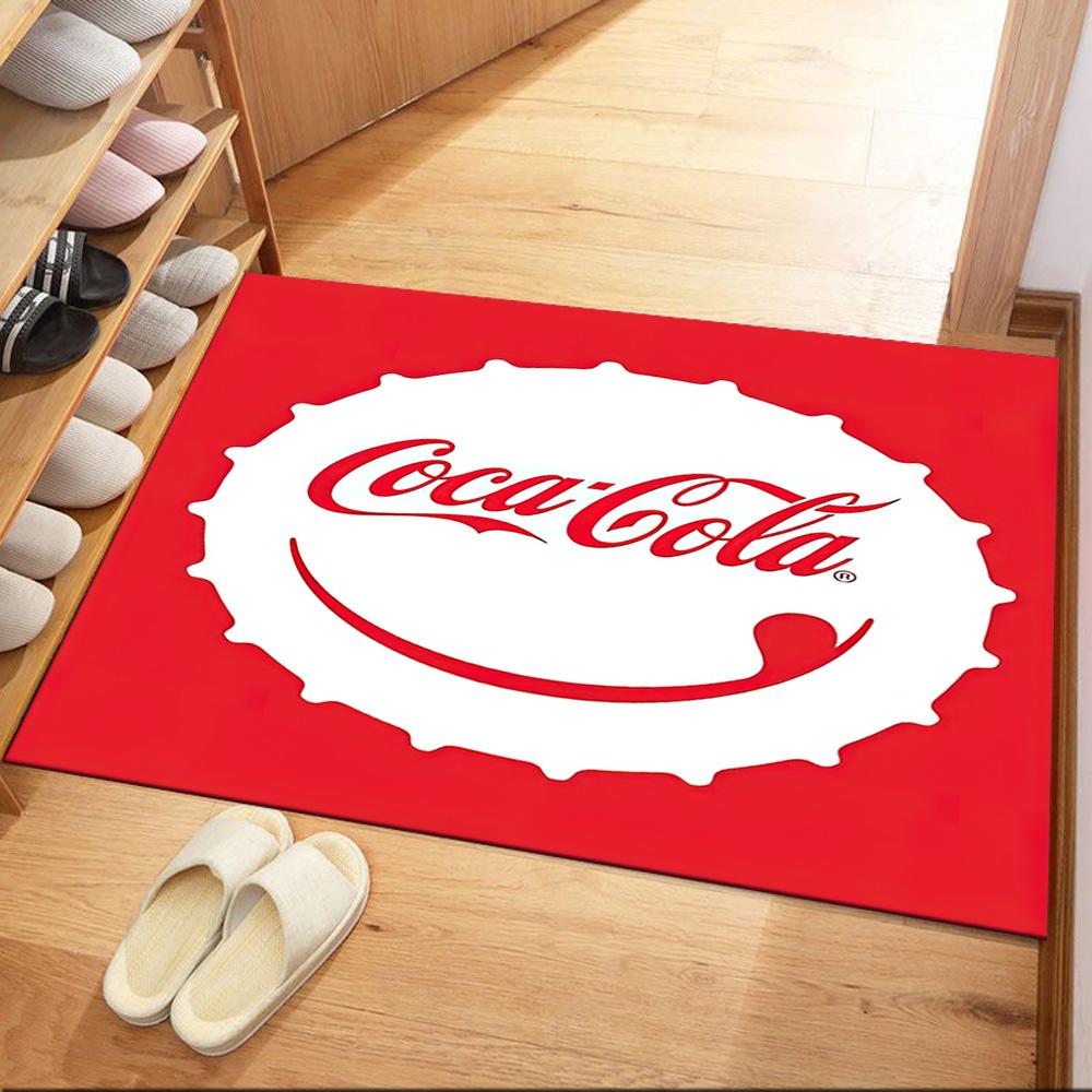 Квадратные коврики Coca-cola Classic с крышками — отличный выбор для гостиных, спален, домашнего декора и в качестве подарков.