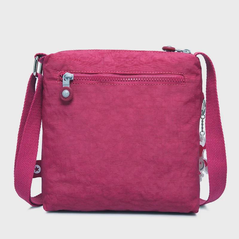 Versatile Lightweight Water-Repellent Nylon High-Top Shoulder Messenger Bag