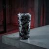 Gothic Style Metal Water Cup Thermochromic Color-Changing Cup, Horror Theme Cold Drink Spooky Prison Hand Design Mug Tumbler, Wide Mouth for Halloween
