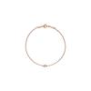 И Ко. Elsa Peretti® Diamonds By The Yard™ Браслет с бриллиантами из 18-каратного золота Унисекс Браслет 67799232
