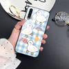 Cartoon Cute Duck Rabbit Case For Samsung Galaxy A52 A70 A71 A73 A53 A13 5g A03 A72 A22 A21s A03 Core A42 Tempered Glass Cover