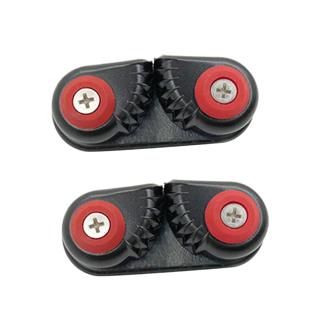 2 Pieces Kayak Cam Cleat for Line Sizes Up to 5/8 Incn 15mm, Aluminum,