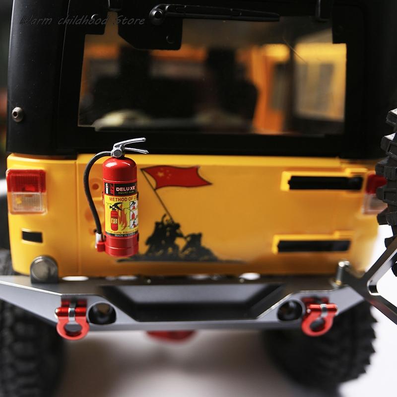 Rc Car Simulation Fire Extinguisher For 1/10 Rc Rock Crawler Trx4 Trx6 Axial Wraith Scx10 Iii D90 D110 90046 Rc4Wd