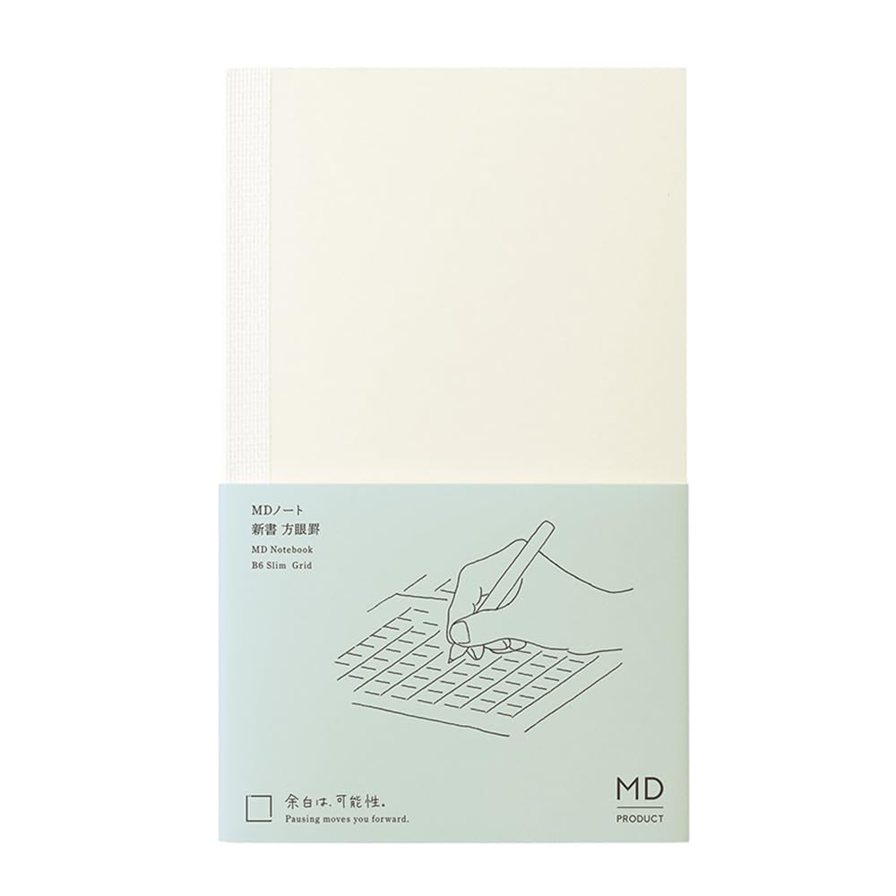 DESIGNPHIL MIDORI MD Блокнот B6 В клетку - Новый размер 15382006