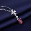Серебряное Ожерелье 925 Пробы Для Женщин Круглый Кулон Сверкающее Паве Кубический Цирконий Ожерелье Модное Ювелирные Изделия В Подарок На Годовщину День Рождения N755