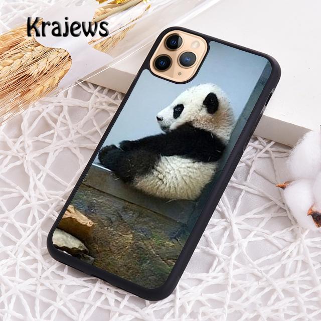 Krajews Cute Baby Panda For iPhone 17 Air 16 Phone Case Cover 15 14 plus 12 13 pro max coque