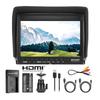 NEEWER F100 1280x800 IPS Screen Camera Field Monitor Kit with 2600mAh Rechargeable Battery Pack and USB Compatible with DSLR Cameras 7-inch