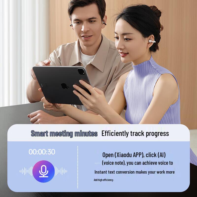 Беспроводные наушники-клипсы XiaoDu G108 AI Smart ANC