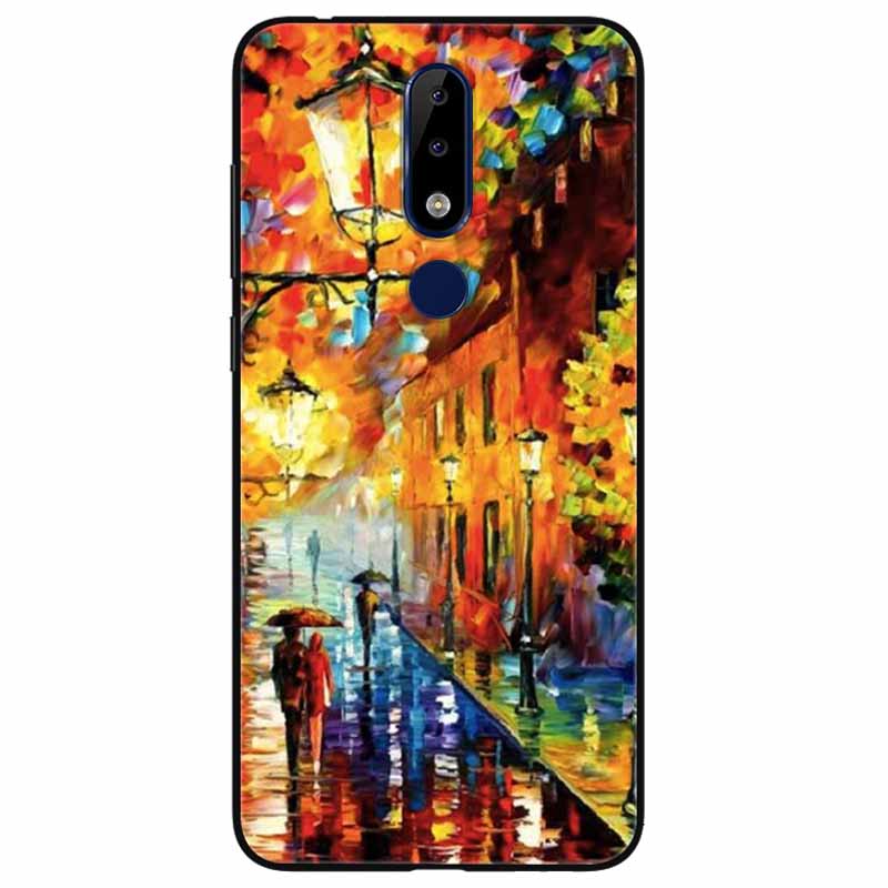 Для Nokia 5.1 Plus Чехол Мягкий Силикон Мультфильм Модный ТПУ Чехлы для Телефона для Nokia X5 Обложка 5.1Плюс Милый для NokiaX5 Защитный