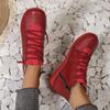 Новые популярные женские ботинки Martin большого размера, средняя мода, легко сочетается с европейскими и американскими короткими ботинками, повседневными ботинками на плоской подошве, осенними и