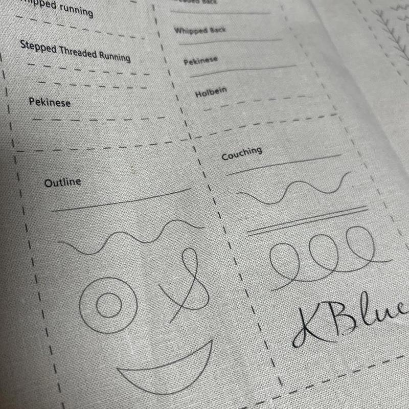 Enthusiasts & Beginners Embroidery Instructions Book for DIY Sewing Kit, Creative Embroidery Stitches Book, Family Stitching Loose-Leaf Book