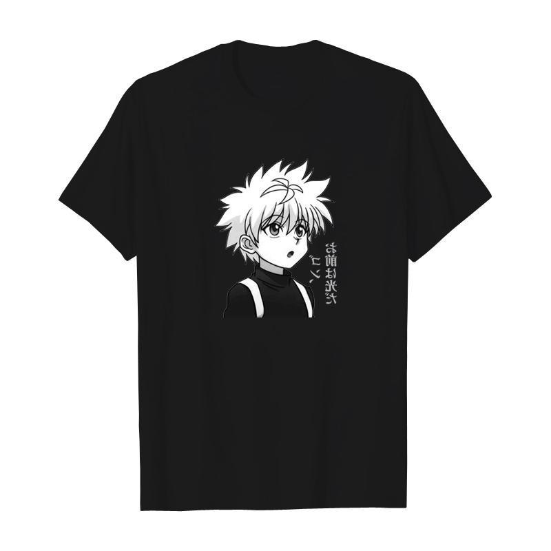 Мужская футболка Hunter X Hunter Аниме Киллуа Печатная футболка Мужская и женская футболка Мужской топ Спортивная футболка Футболка 2026 Летняя футболка