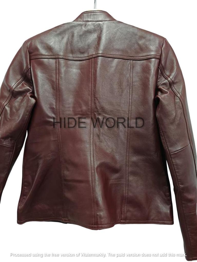 Новая женская куртка из натуральной кожи ягненка, стильная, ручная работа, байкерская, мотоциклетная