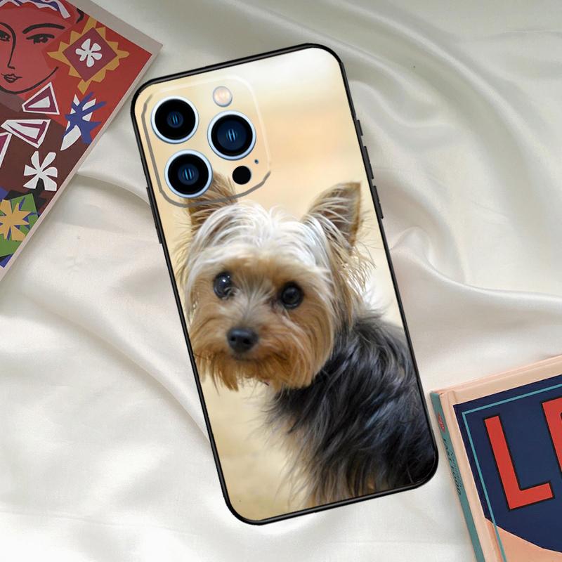 Yorkshire Terrier Dog Phone Case For iPhone 15 14 12 11 13 16 17 Pro Max 15 16 Plus 13 Mini 16e 17 Air Funda Cover