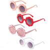 Cool Cute Eyewear Streetwear Outdoor Product Flower Shape Sun Glasses Children Sunglasses Vintage