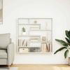 VidaXL Étagère cube murale 7 compartiments blanc bois d'ingénierie 860022
