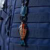 Small Fish Ornament Multi-jointed Fishing Lure Keychain, Artificial Swimbait Key Ring with Braided Rope, Keychain Vintage Pendant Charm,