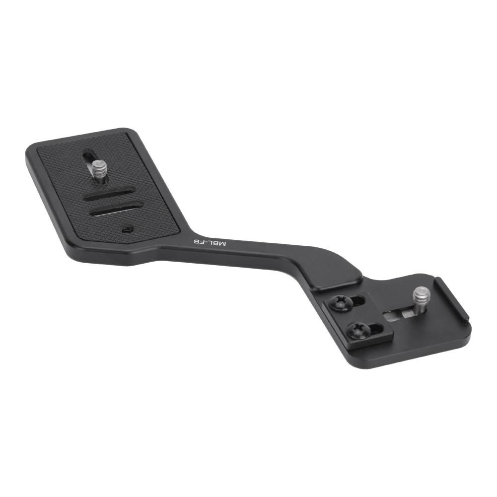 Aluminium Alloy Camera Flashlight Tripod Bracket with Dual 1 4in Screw for DSLR Stand Shooting