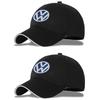 VW 1/2Pcs Outdoor Sports Visor Caps Embroidery Baseball Cap For Volkswagen GTI Golf Polo 6 7 Passat VW CC Tiguan T-ROC Jetta Taigo