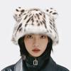 2025 High-End Leopard Print Faux Fur Hat - Winter Fashion for Adults