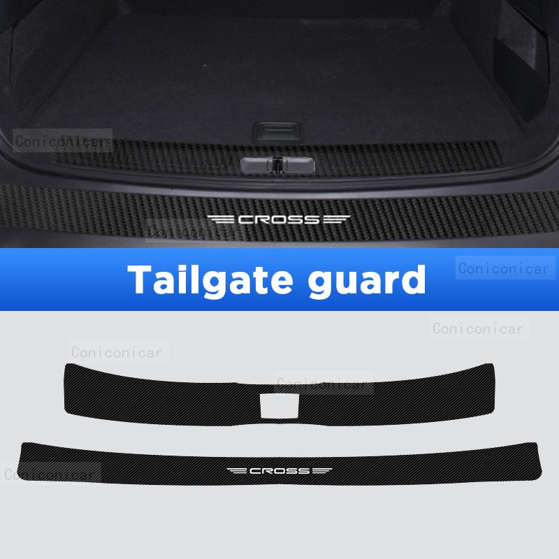 For Toyota Corolla CROSS Car Door Sill Sticker Protector Decorate  -2024 Waterproof Threshold Strip Dust Pad Accessories