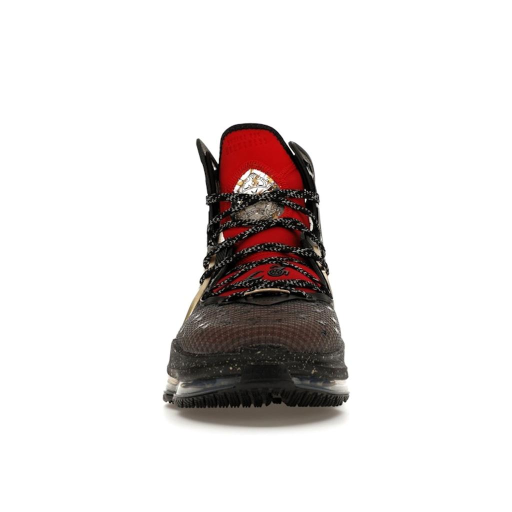 Nike LeBron 19 Doernbecher 2022 Мужские кроссовки черный металлик-золотой университет-красный DR6255-001