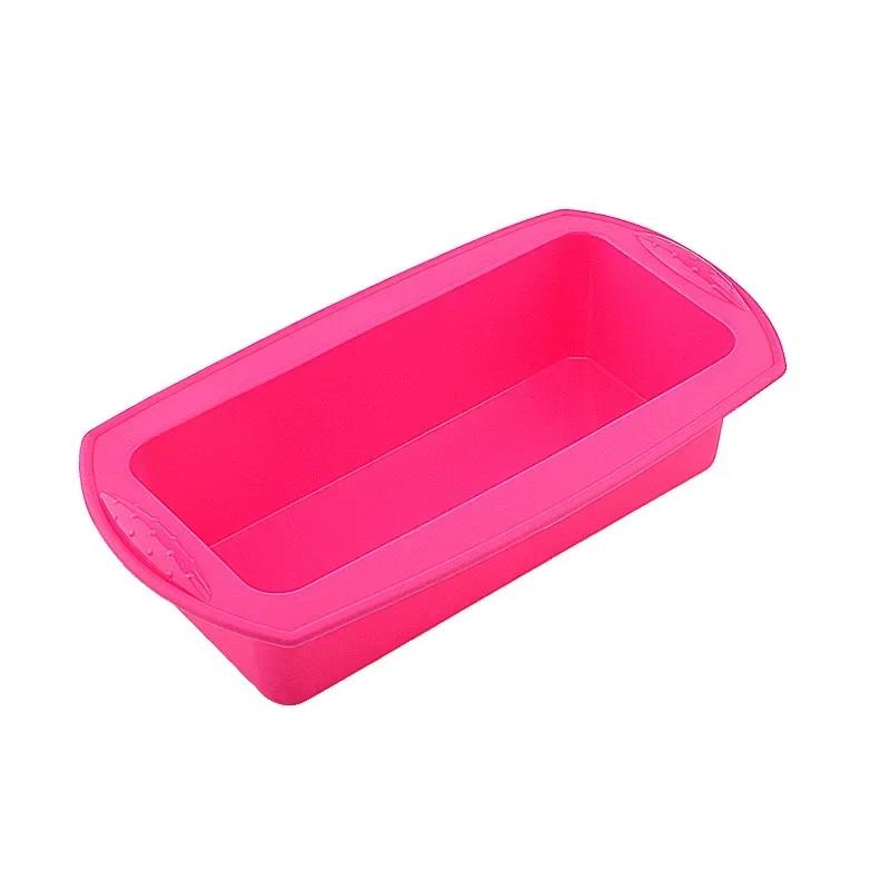 Длинная квадратная форма для выпечки для блюд, 11-дюймовая прямоугольная силиконовая форма для хлеба, форма для кекса, форма для тостового хлеба