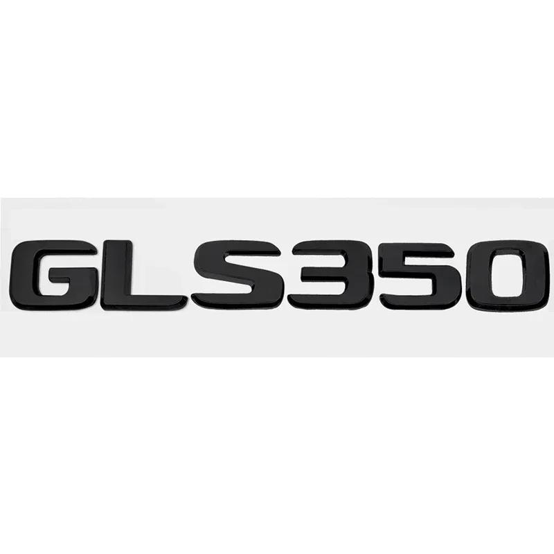 Car Digital Alphabet Trunk Emblem Badge Decal for Mercedes Benz GLS200 GLS250 GLS260 GLS300 GLS320 GLS350 GLS500 GLS550 GLS600 BF1