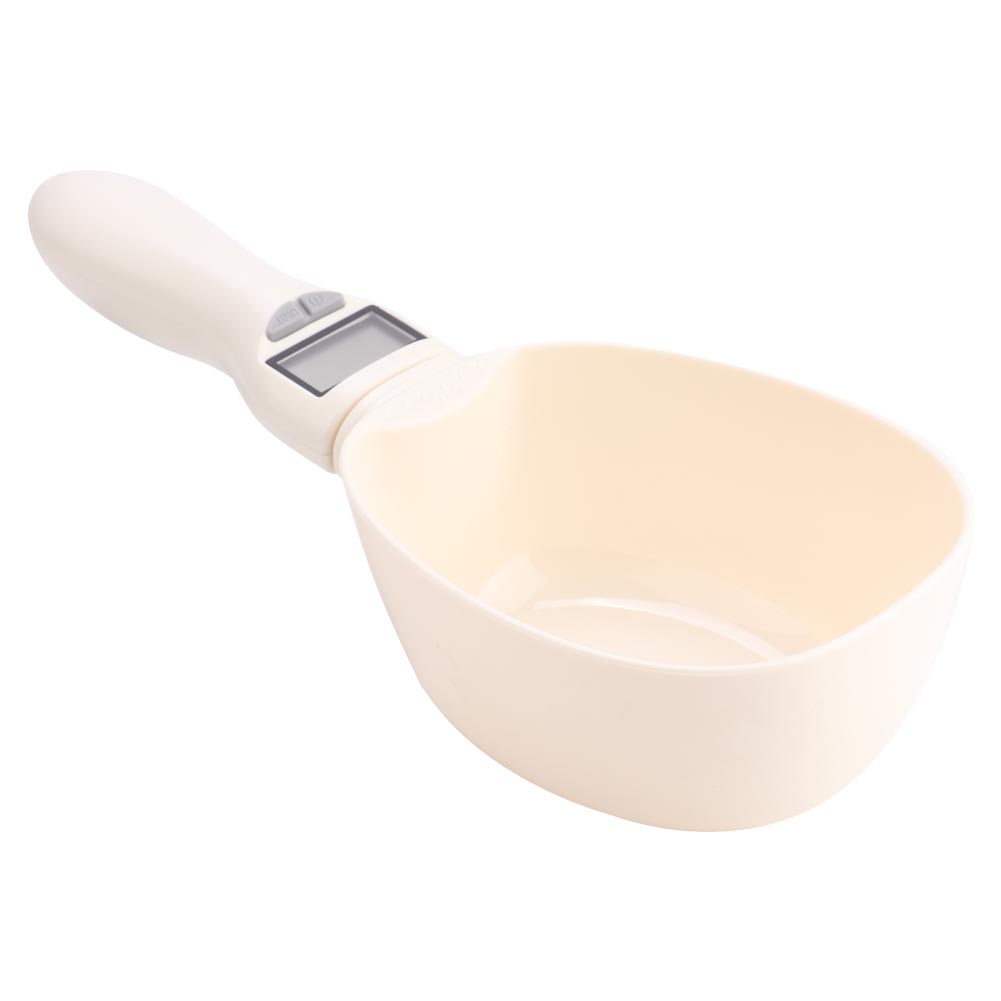Portable Electronic Pet Cat Dog Food Measuring Weighing Spoon Kitchen Scale