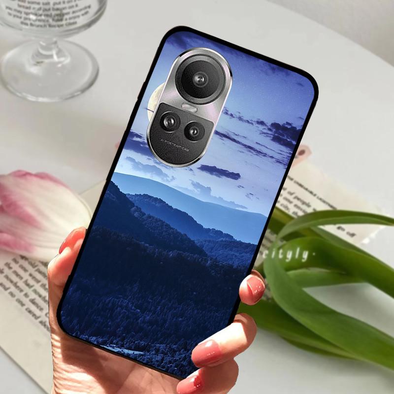 Чехол для Oppo Reno 10 5G CPH2531 Reno10 Ударопрочный Мягкий ТПУ Силиконовый Чехол для Телефона Для Oppo Reno 10 Pro 5G CPH2525 Funda Мультяшный