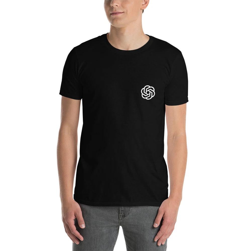 My ChatGPTee Back Logo T- Shirt ChatGPT Funny Prompt Engineer Coder Gift Tee