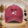 Unisexs Fathers Day Fist Graphic Baseball Cap Adjustable Casual Hat for Spring Autumn Outings Travel Beach Unisex Stylish