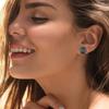 Stainless Steel Keloid Pressure Earrings Non Piercing Earrings Clip On Compression Earring