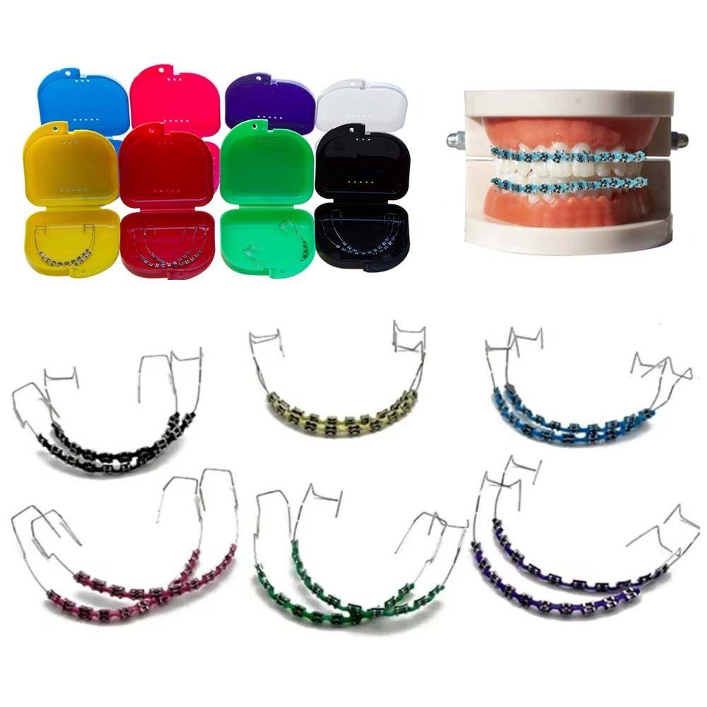 1 Set Dental Decorations Temporary Tooth Decoration Colorful Orthodontic Ligature Ties Oral Care