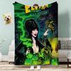 Elvira Mistress of the Dark Throw Lightweight g Flannel Blanket Soft Skinfriendly for Summer Cooling