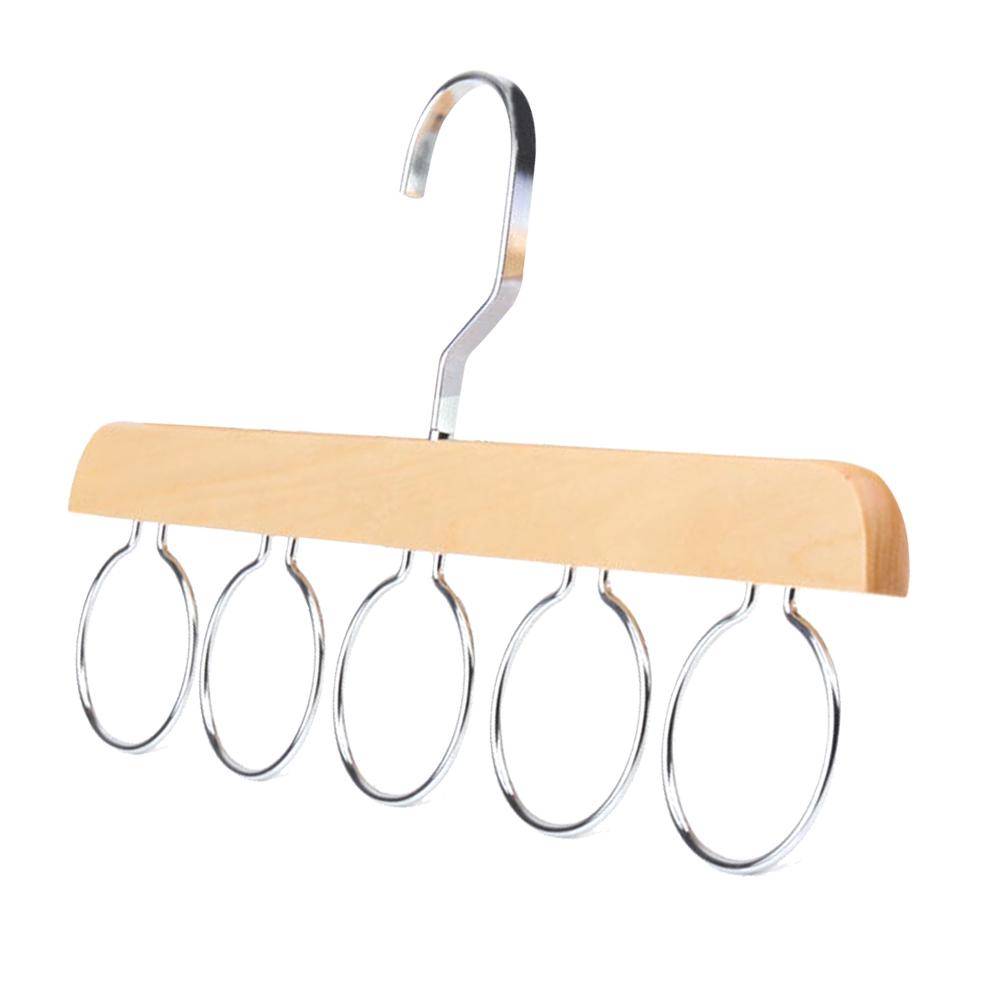 5 отверстий кольцо веревка шаль многофункциональный дисплей шарф ремень слоты держатель для галстука вешалка для хранения одежды органайзер для гардероба