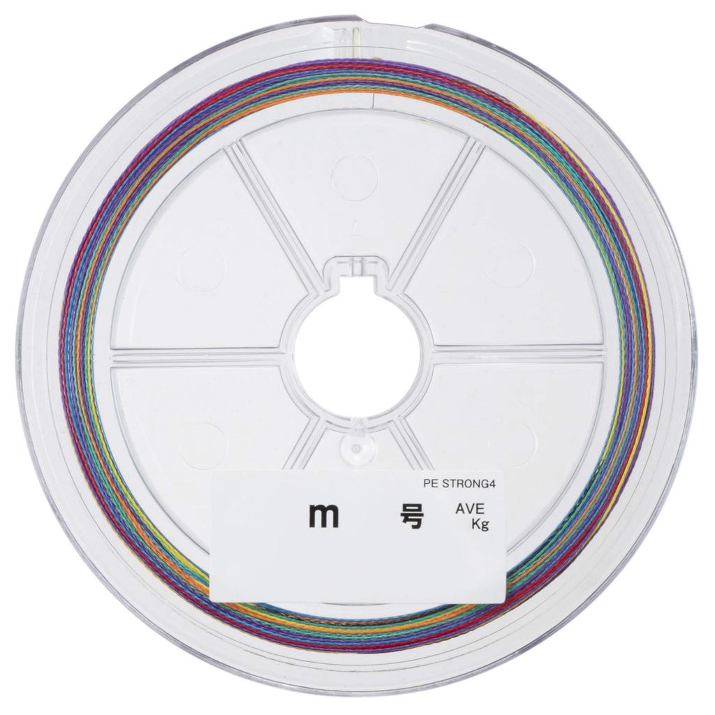 YAMATOYO PE Line PE Strong 4 150m No. 2 11kg 4 pieces 5 colors (1m5m mark)