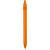 Plastic pen recycled "Fidget" (black ink) Orange
