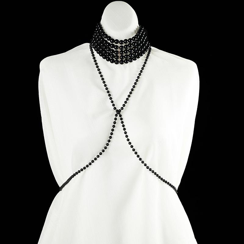 Модный винтажный жемчужный жилет, ювелирные изделия, цепочка на плечо, ювелирные изделия, свадебное платье, аксессуары, ручная работа, ожерелье из бисера, жемчужная цепочка для тела