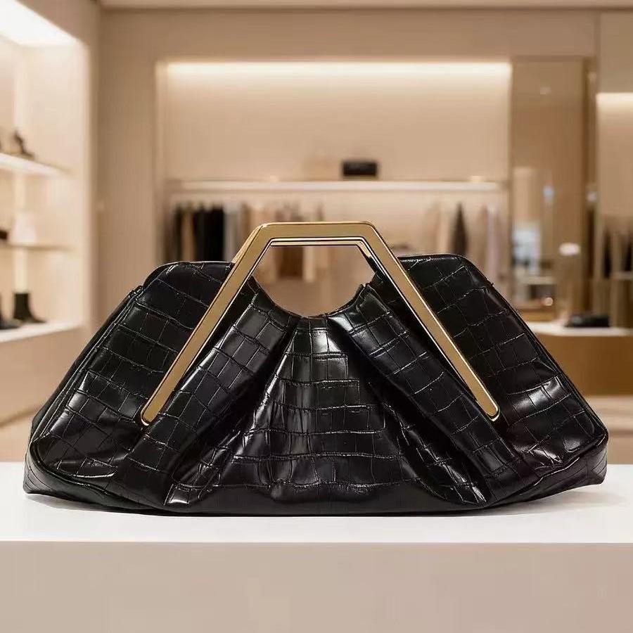 Стильная нишевая складчатая облачная сумка-клатч из ПУ для женщин