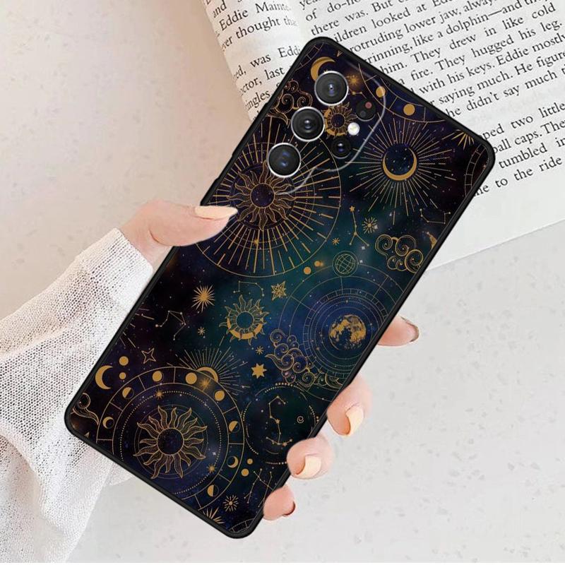 Чехол для телефона 'Гадание Луна Звезды Руки' для Samsung Galaxy S25 S23 S30 S8 S21 S20 FE S24 S22 Note 10 20 Plus lite Ultra