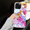 Чехол Pretty Cure для iPhone 17 Air 16 16E 15 14 11 Pro Max Мягкая крышка для телефона 12 13 Mini 7 SE 2020 8 Силиконовая Черная Capa
