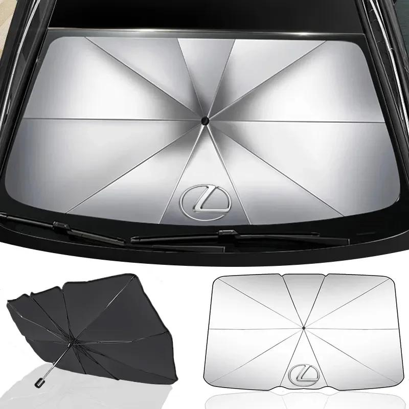 ZAG1 2026 Hot Interior Stickers Car Heat Insulation Covers Sunshade Umbrella Auto Accessories For Lexus RX300 RX450 EX300h IS200 IS25
