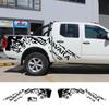 Наклейки на боковины кузова пикапа Для Nissan Navara SL ST Графика для грузовика Декор в стиле Splash Grunge Наклейка на багажник Виниловые чехлы Автоаксессуары