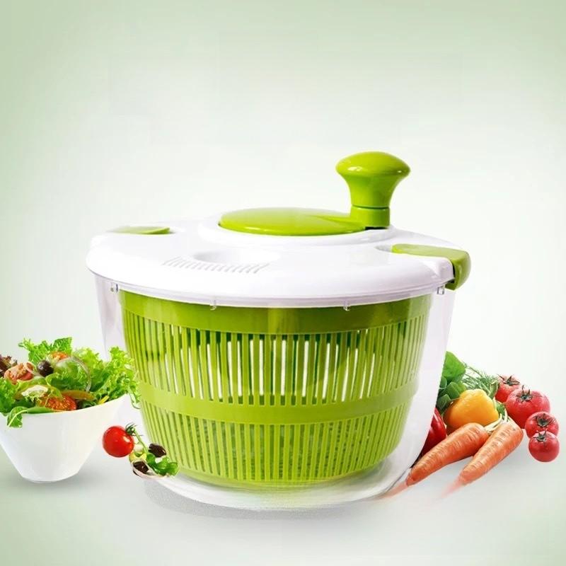 Multifunction Kitchen Dehydrator And Salad Spinner With Logo Printing For Fresh Produce