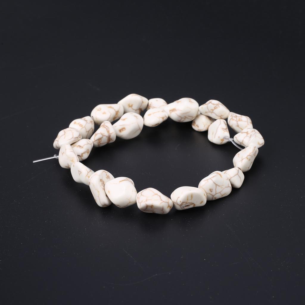 1Strand Natural Stone Beads Irregular Turquoise Loose Spacer Beads for Jewelry Making DIY Necklace Bracelet Accessories